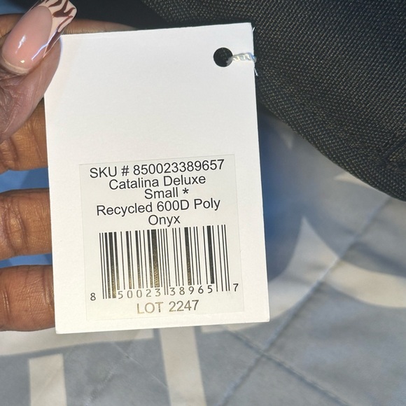 Catalina Deluxe Small Weekender Duffel Bag Black NWT – NJOY Logo - Picture 7 of 8